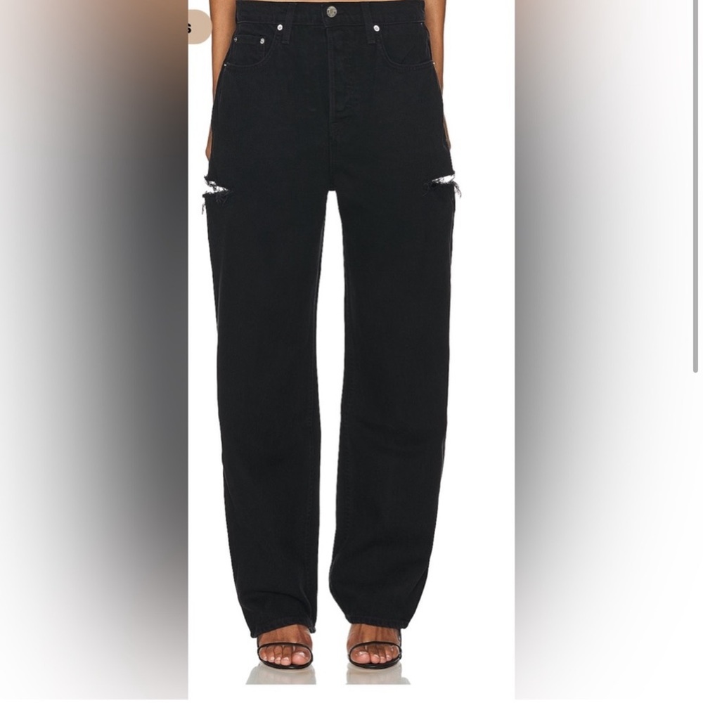 GRLFRND Black Relaxed Jeans